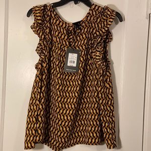 Black and Gold blouse